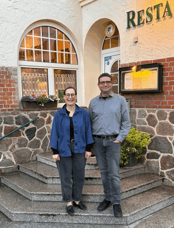Elrid Pasbrig und Denny Hitzeroth